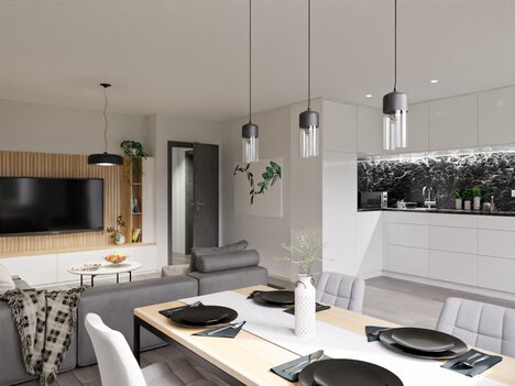 Prodej novostavby rodinného domu o dispozici 5kk a velikosti 142 m2 se zahradou v Kaplici